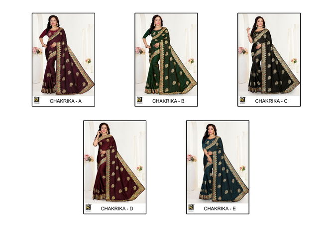 Ronisha Chakrika New Exclusive Wear Art  Silk Latest Designer Saree Collection